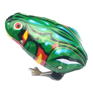 跳跳青蛙上链发条玩具儿童益智弹跳青蛙8090经典怀旧上弦铁皮青蛙