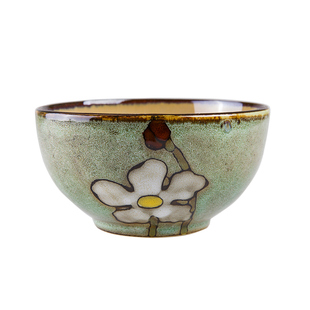 家用韩式手绘复古好看的饭碗汤碗面碗沙拉碗个性创意餐具高淳陶瓷