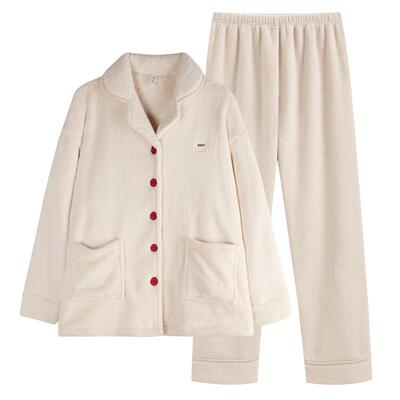 轩靓【抗静电】睡衣女冬季加厚