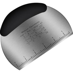 德国kunzhan切面刮板工具家用不锈钢刮刀厨房烘焙耐高温肠粉蛋糕