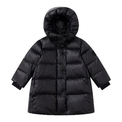 【金标】笛莎童装女童羽绒服冬季儿童宝宝加厚中长款外套金标亲子