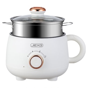 德国捷行电煮锅家用宿舍多功能小火锅蒸锅一体小型锅泡面小电锅