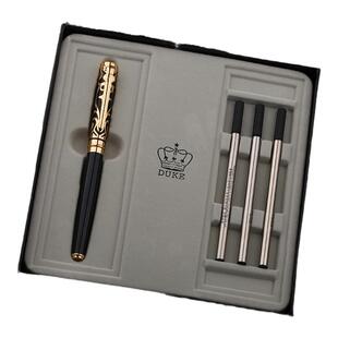 包邮 正品德国Duke/公爵蓝红宝石宝珠笔签字笔水笔男女士商务办公节日送礼公司企业礼品采购定制刻字logo