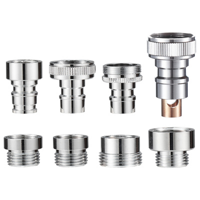 全自动洗衣机进水管接头专用配件水龙头4分转6分快速转换水嘴通用