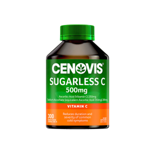 【自营】澳洲进口Cenovis维生素C咀嚼片成人儿童无糖VC含片300粒