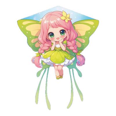 鲁鸢儿童女孩天使蝴蝶风筝专用