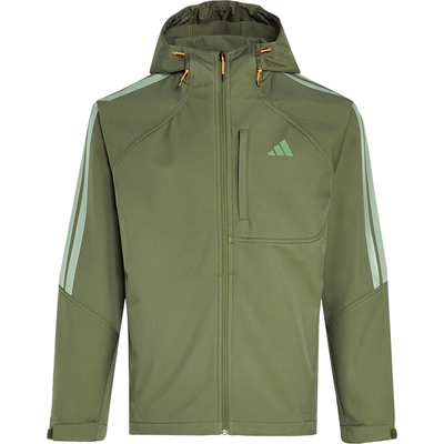 Adidas/阿迪达斯正品2025男士抓绒耐穿保暖户外运动夹克KR2497