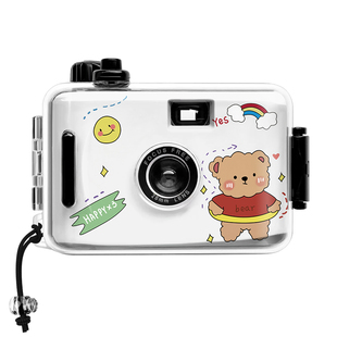 复古傻瓜柯达防水拍立得随身彩虹熊非一次性胶片相机儿童情人礼物