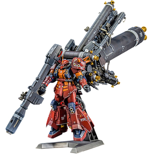 万代MG1/100 雷霆宙域精神力扎古 改色阴影喷涂上色 代工 加工