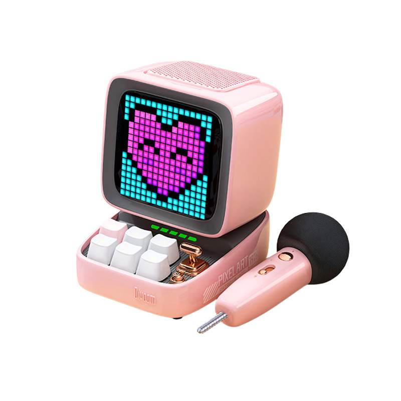 divoom Ditoo 5M点音麦克风K歌蓝牙音箱像素屏幕生日礼品