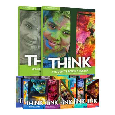 剑桥think教材 Think Starter 1 2 3 4 5级别剑桥中学英语KET/PET考试教材青少年初中高中英语培训教材