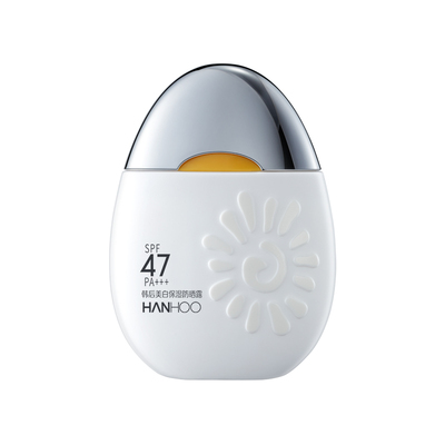 韩后美白防晒霜清爽不油腻47倍防紫外线晒前防护晒后修护