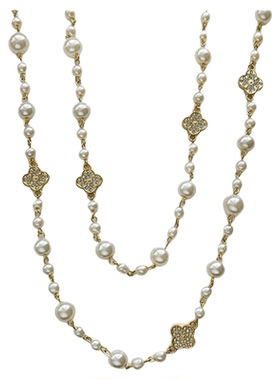 长款珍珠项链女叠戴款2025新款