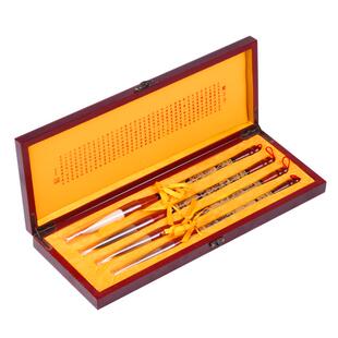 明星宣纸琴棋书画大号狼毫羊毫兼毫毛笔宣笔书画创作四支礼盒套装