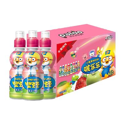 韩国果汁饮料啵乐乐水蜜桃味