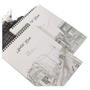 得力A4加厚素描本美术生专用B5速写本素描纸16k空白图画本手绘专业彩铅画纸绘画美术画册空白动漫画本画画