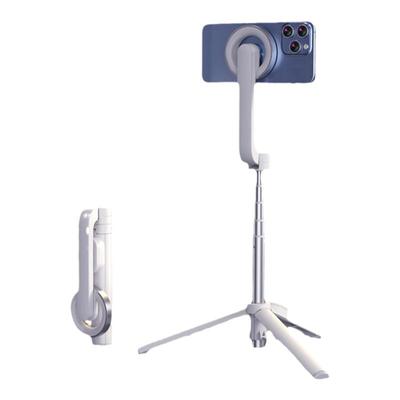 七彩蜗牛磁吸自拍杆不夹手三脚架