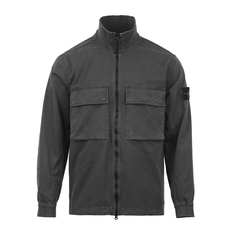 【自营】STONE ISLAND石头岛26FW宽松徽章男士休闲工装夹克外套