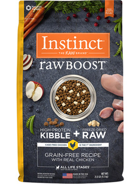instinct美国生鲜冻干鸭肉狗粮