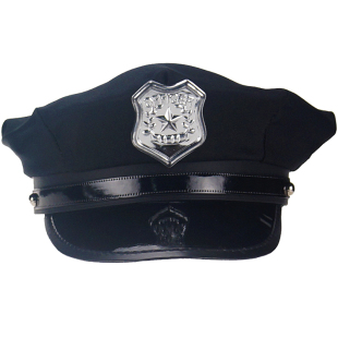 cos黑色鸭舌帽子成人儿童节万圣诞节男女表扮演出春夏秋动漫周边