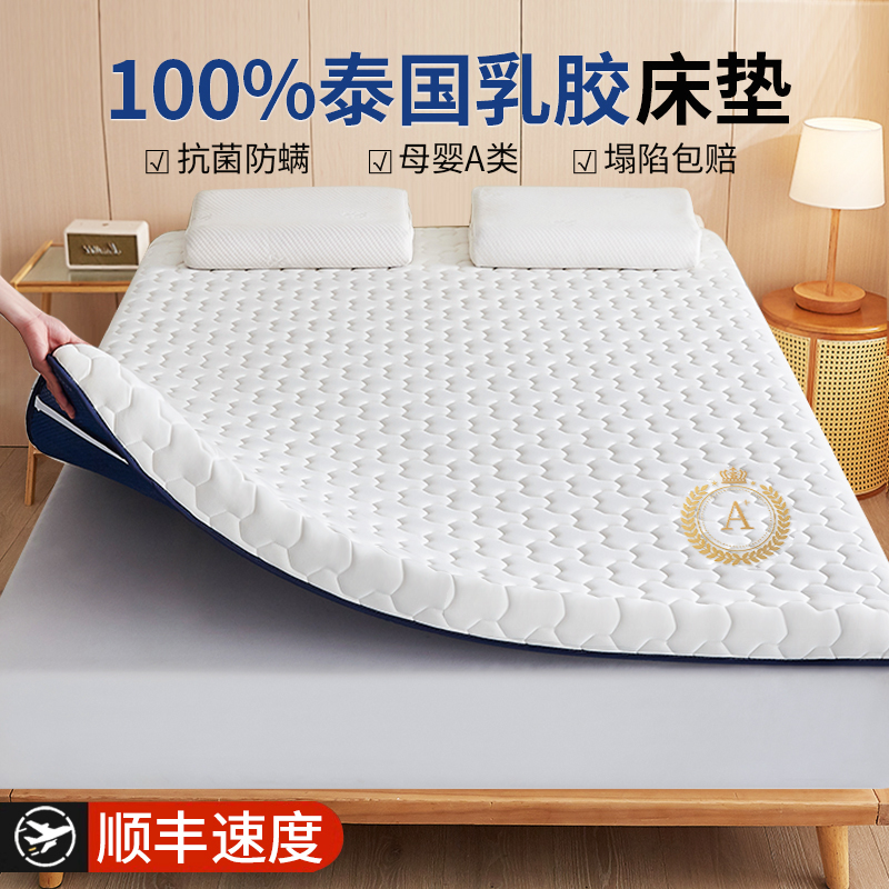 乳胶记忆棉床垫遮盖物软垫家用卧室宿舍学生单人榻榻米海绵褥垫子