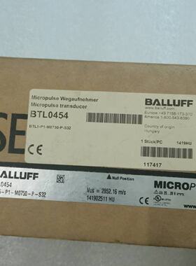 议价全新原装BALLULL巴鲁夫 BTL0454  BTL5-P1-M0750-P-S32 现货