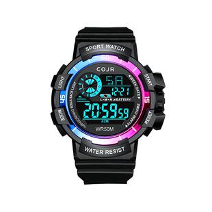 青少年儿童电子手表男款初中学生高中男生多功能运动机械防水闹钟