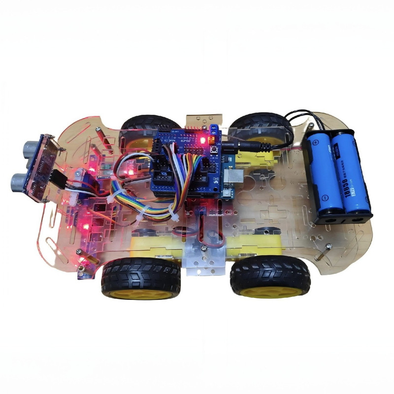 arduino智能小车循迹避障单片机小车套件电赛编程UNO R3红外蓝牙