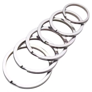 304不锈钢钥匙圈环圆形大小锁匙扣链圆圈汽车钥匙扣挂件挂饰耐用