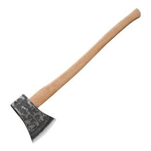 轨道钢铁匠锻打斧头东北斧头大板斧头劈柴专用轨道钢木柄斧头爷头