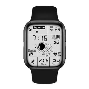 全面屏电子手表男士初高中学生女防水机械运动潮流简约气质ins风
