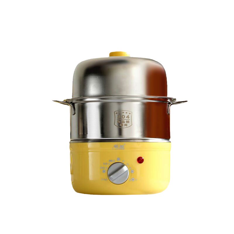 领锐不锈钢定时煮蛋器家用双层小型多功能早餐蒸煮锅自断电蒸蛋羹