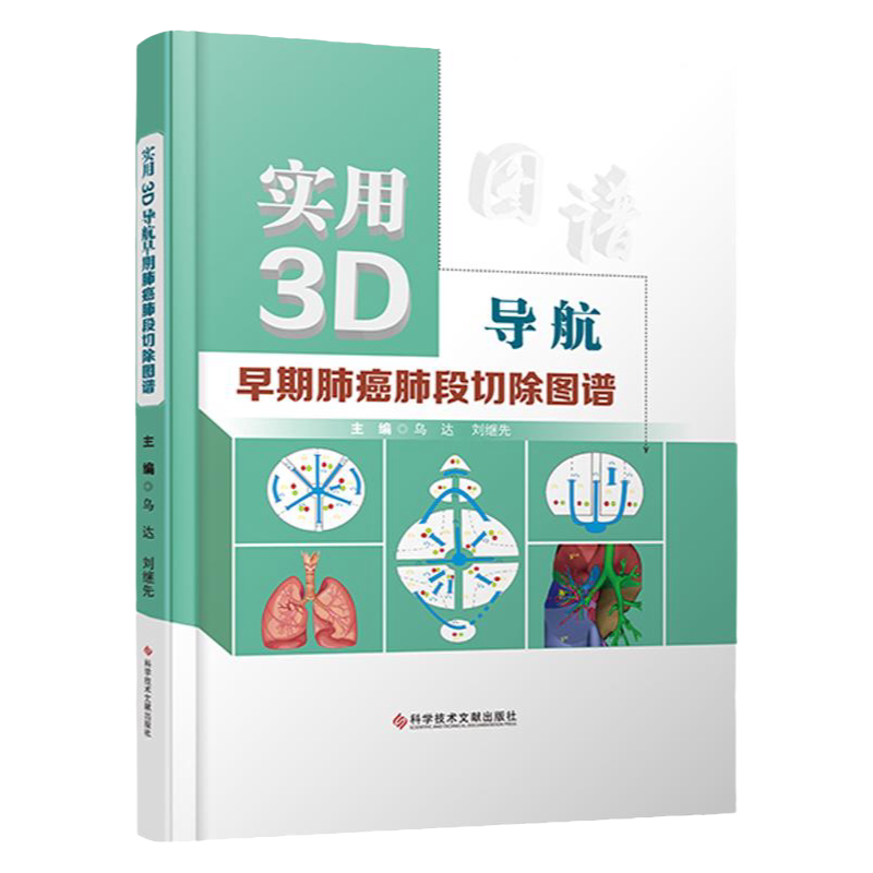 实用3D导航早期肺癌肺段切除图谱 乌达 刘继先 肺癌胸腔外科手术图谱 临床医学书籍 科学技术文献出版社