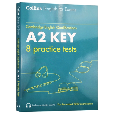 柯林斯剑桥英语KET模拟题 英文原版 Practice Tests for A2 Key KET Collins Cambridge English 英文版进口原版考试书