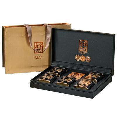 澜沧古茶乌金陈皮老茶头礼盒160g