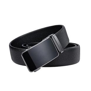 啄木鸟男士自动扣窄版皮带真皮裤带牛皮正品男腰带细款3.0小腰带