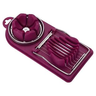 日式厨房家用多功能不锈钢切蛋器松花蛋皮蛋鸡蛋切片器切鸡蛋神器