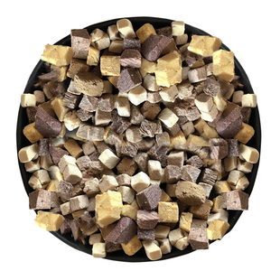 Cc家鲜肉冻干猫粮500g优惠装鸡肉三文鱼鹌鹑牛肉冻干成幼猫狗零食