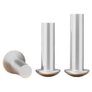 GB867半圆头铝铆钉圆头实心铆钉圆帽敲击式柳钉M2M2.5M3M4M5M6M8