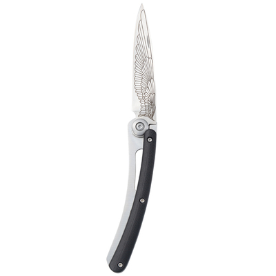 张小泉折叠水果小刀实木手柄削皮