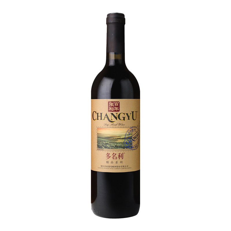 【张裕官方】红酒单瓶多名利赤霞珠干红葡萄酒旗舰店正品