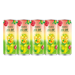 锐澳rio鸡尾酒微醺乳酸菌青梅龙井青提茉莉乐橘乌龙清爽气泡果酒
