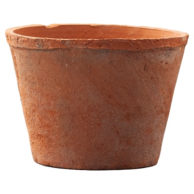 老式陶土花盆复古透气粗陶