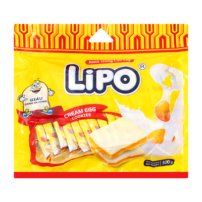 越南进口Lipo面包干300g