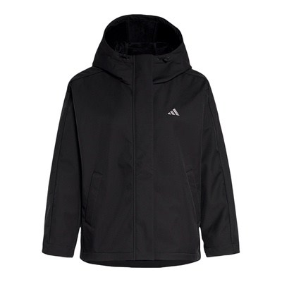 Adidas/阿迪达斯正品2025冬季款女士日常连帽宽松休闲外套KS2782