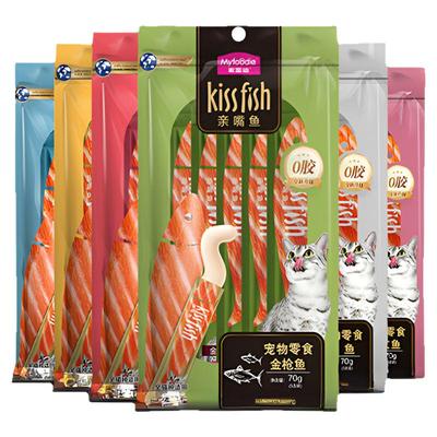 亲嘴鱼猫条补水互动奖励猫咪零食