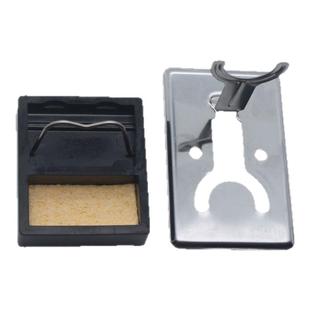 电烙铁架烙铁架子座固定架多功能支架家用烙铁座金属烙铁海棉架