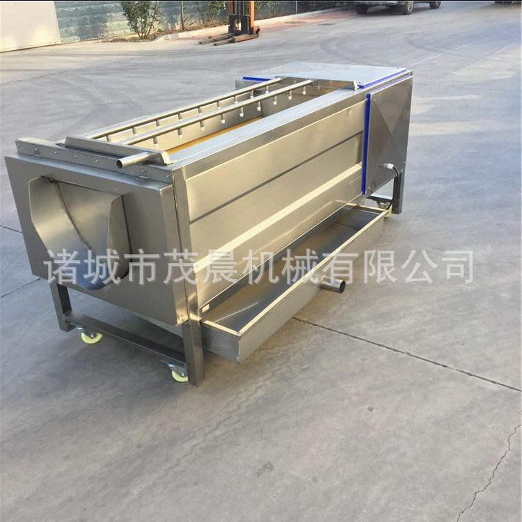 毛辊清洗机 火龙果土豆毛辊去皮清洗机魔芋自动去皮机毛刷洗菜机