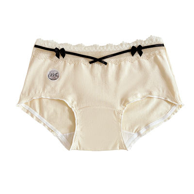 温柔软糯！法式甜美内裤女士纯棉
