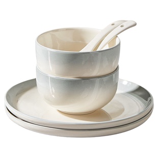 高级感陶瓷米饭碗家用2026新款高颜值吃饭小碗个人专用碗盘子餐具